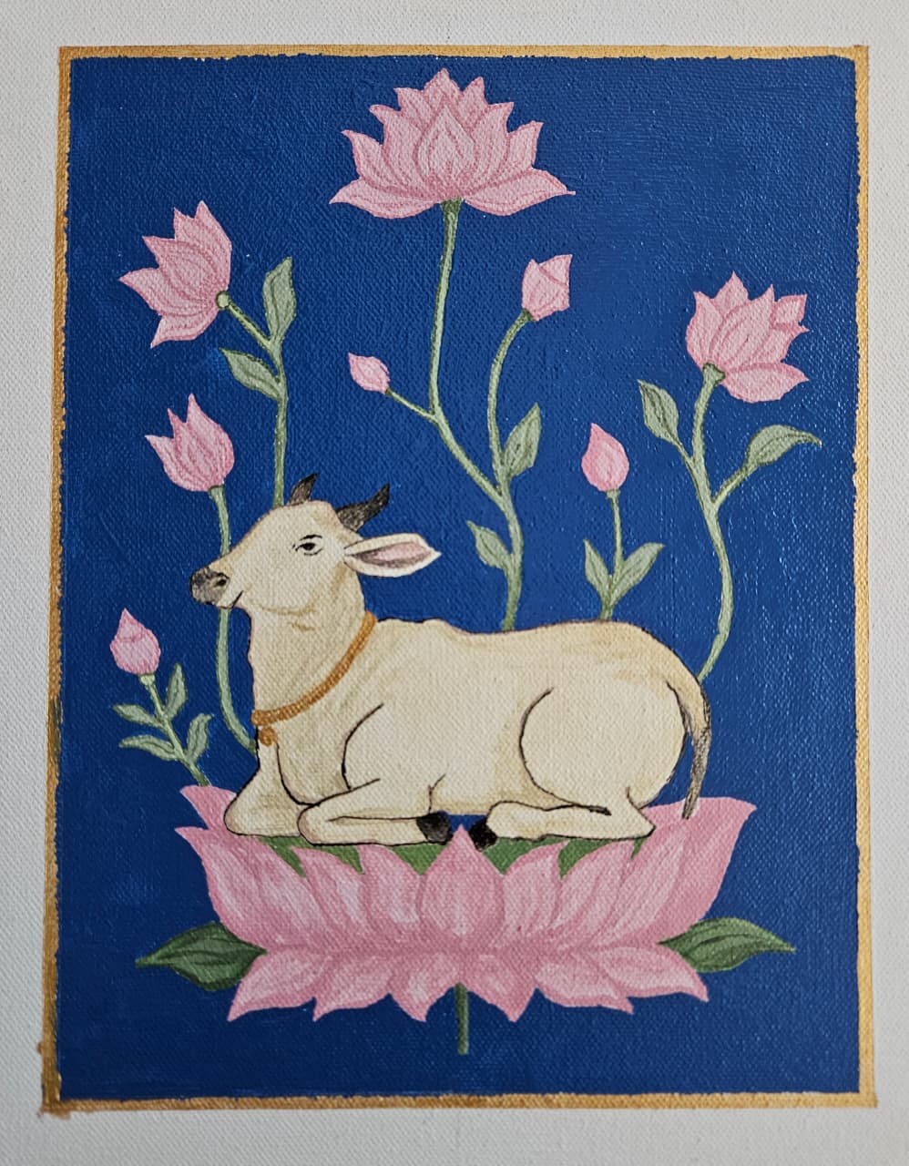 Pichwai Art, Acrylic on Canvas Board