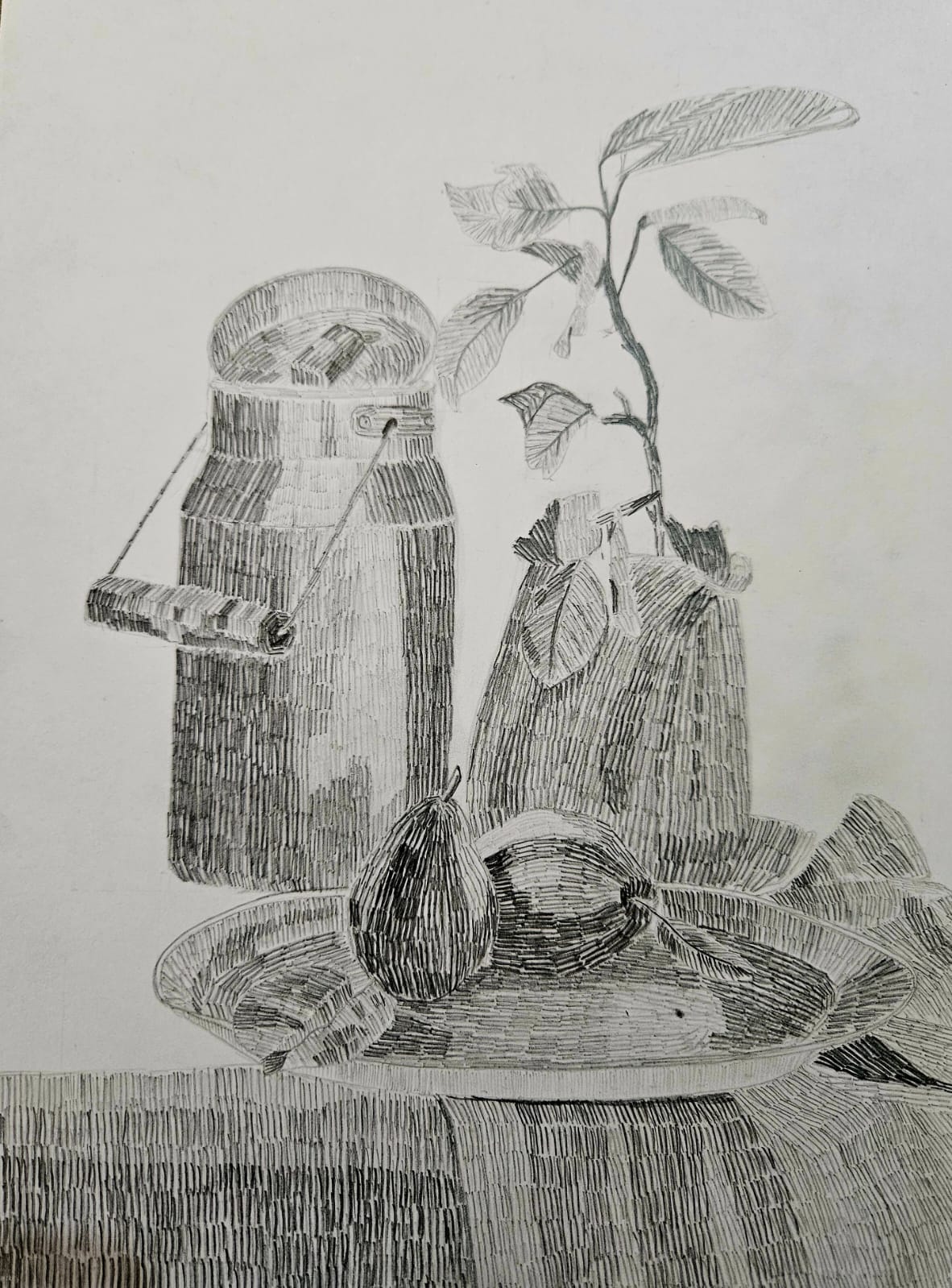Simple Still Life, Pencil on Paper